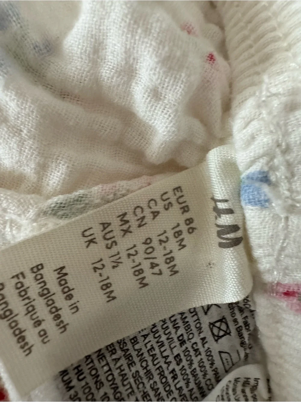 H&M lightweight white